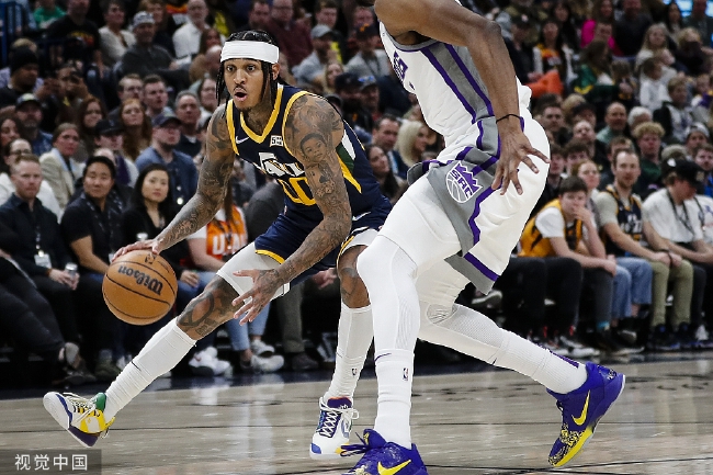 od体育地址-爵士战胜国王,赢得关键胜利